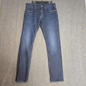 Bonobos Jeans Mens 32x34 (L32) Blue Denim Slim Fit Organic Cotton